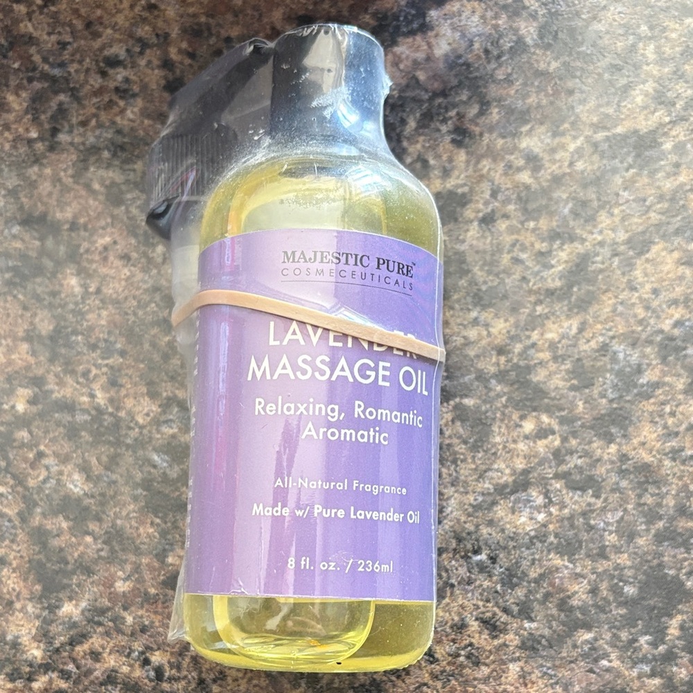 Majestic Pure Lavender Massage Oil - Purple Label